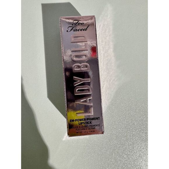 Too Faced Em-Power Pigment Lipstick Comeback Queen 04 Warm Cinnamon Rose - Picture 7 of 11